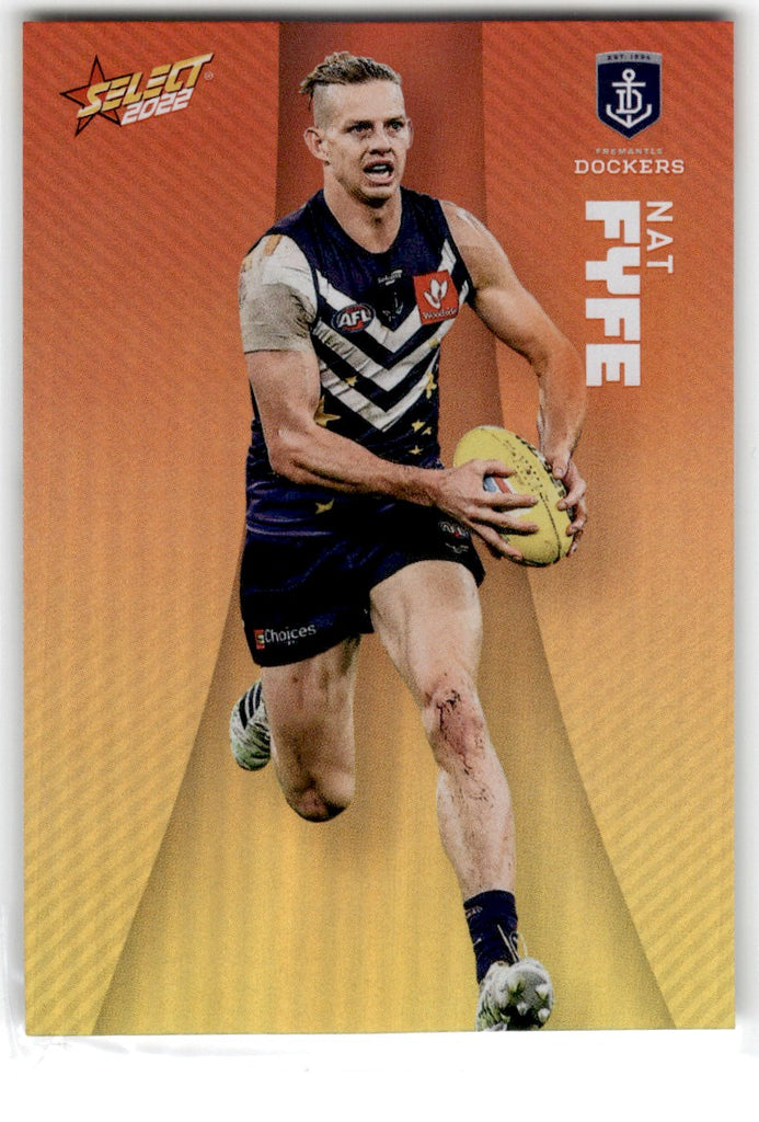 2022 Select Footy Stars Sunset Parallel Nat Fyfe Card PS55 Default Title