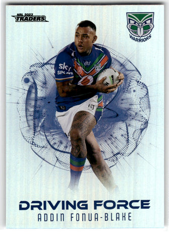 2023 NRL Traders Driving Force Addin Fonua-Blake Card DF44 Default Title