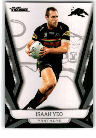 2023 NRL Traders Titanium Pearl Special Parallel Isaah Yeo Card PS110 Default Title