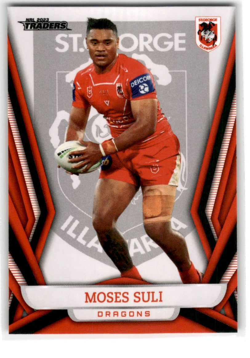 2023 NRL Traders Titanium Pearl Special Parallel Moses Suli Card PS130 Default Title