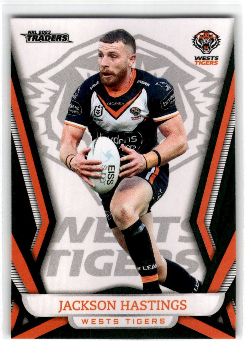 2023 NRL Traders Titanium Pearl Special Parallel Jackson Hastings Card PS153 Default Title