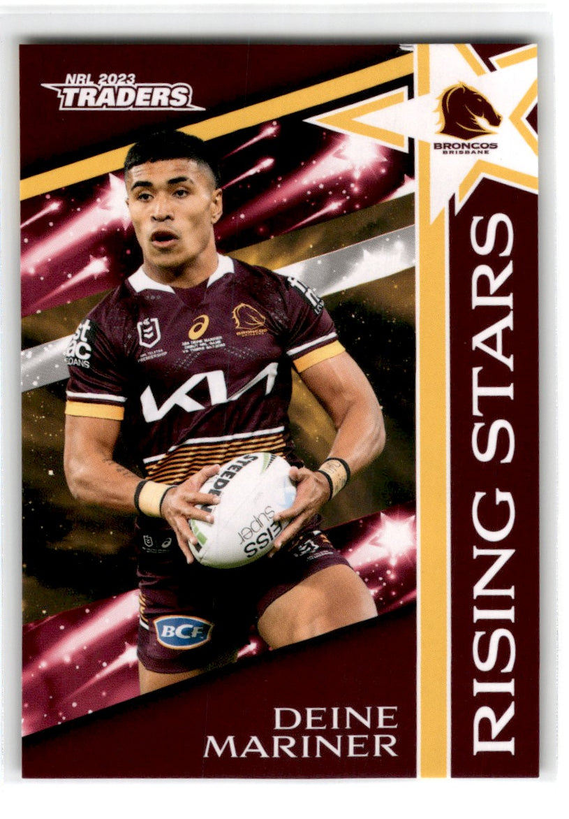 2023 NRL Traders Titanium Rising Stars Deine Mariner Card RS03 Default Title