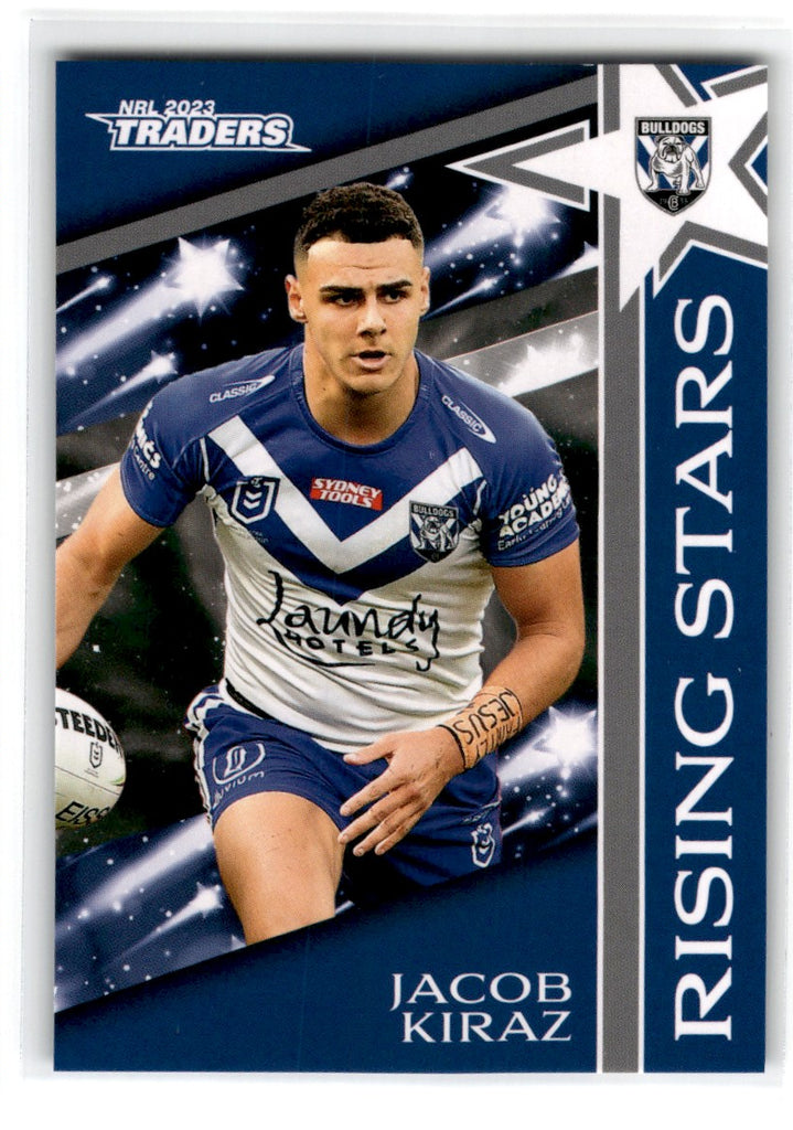 2023 NRL Traders Titanium Rising Stars Jacob Kiraz Card RS08 Default Title