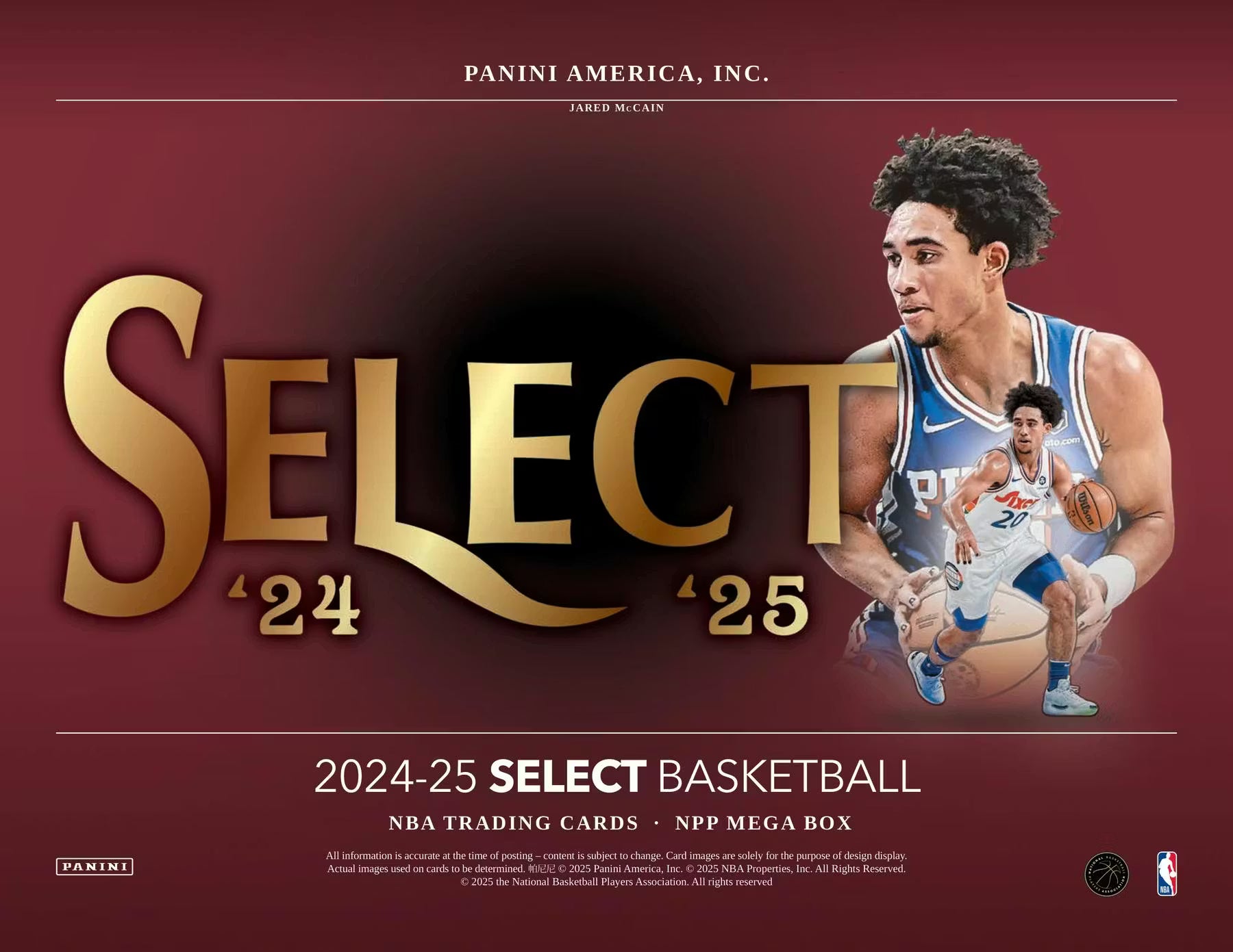 2024/25 Panini Select Basketball Mega Box (Red & Purple Cracked Ice!)