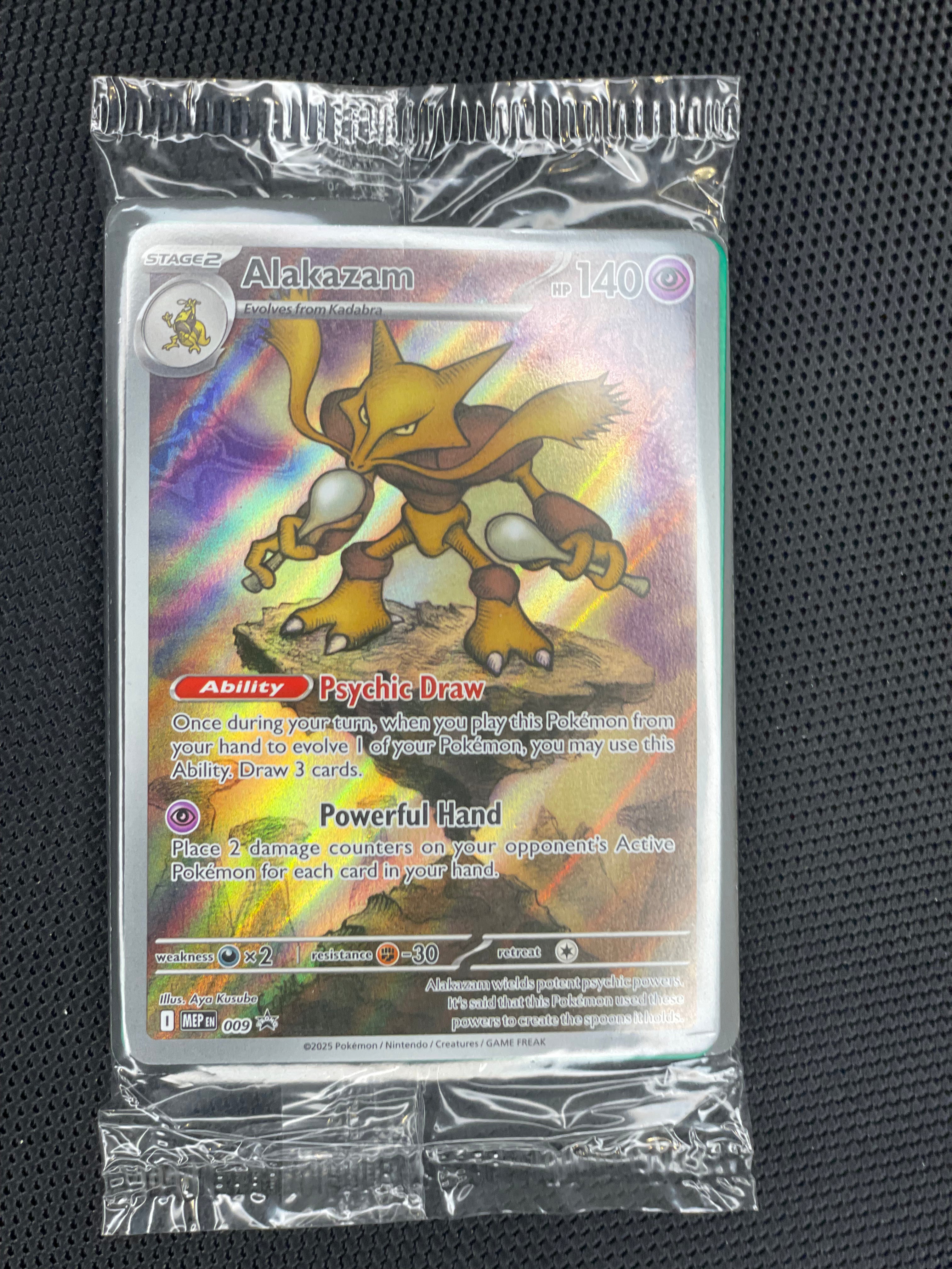 Alakazam MEP 009 ME: Mega Evolution Promo - Pokemon Sealed