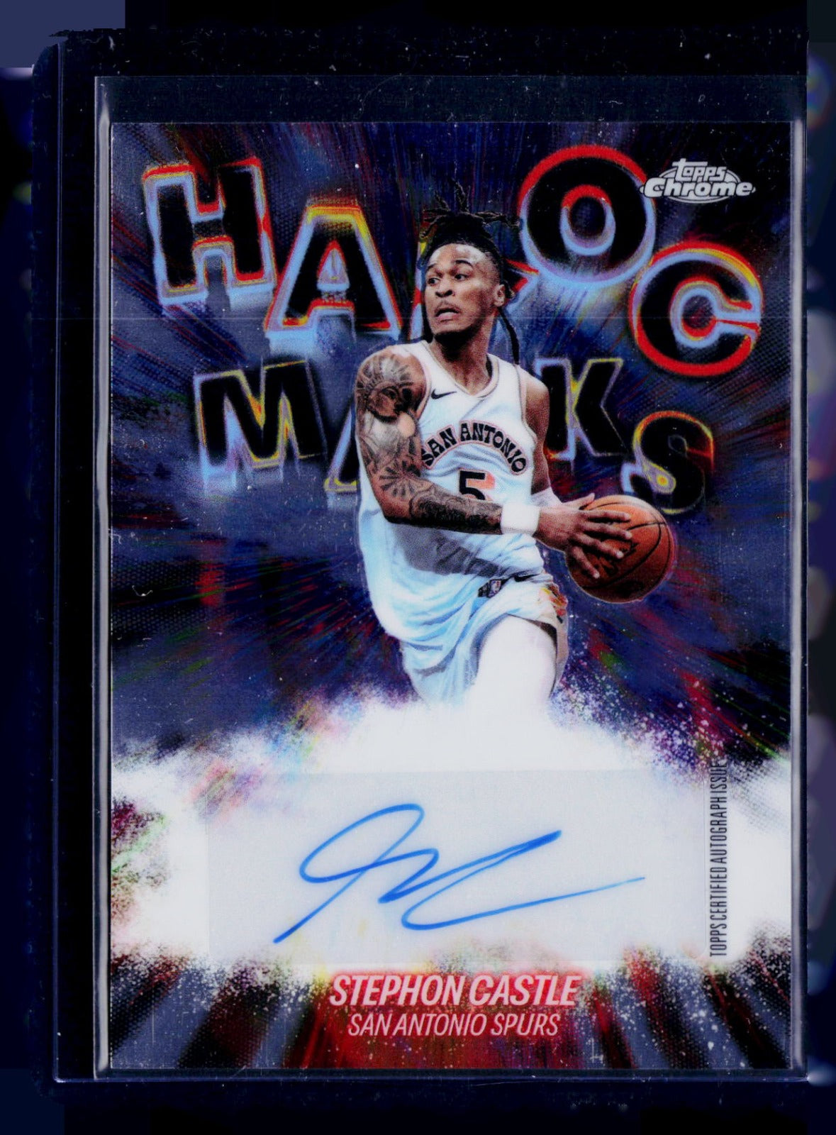 Stephon Castle Topps Chrome Update - Havoc Marks HM-SC NM