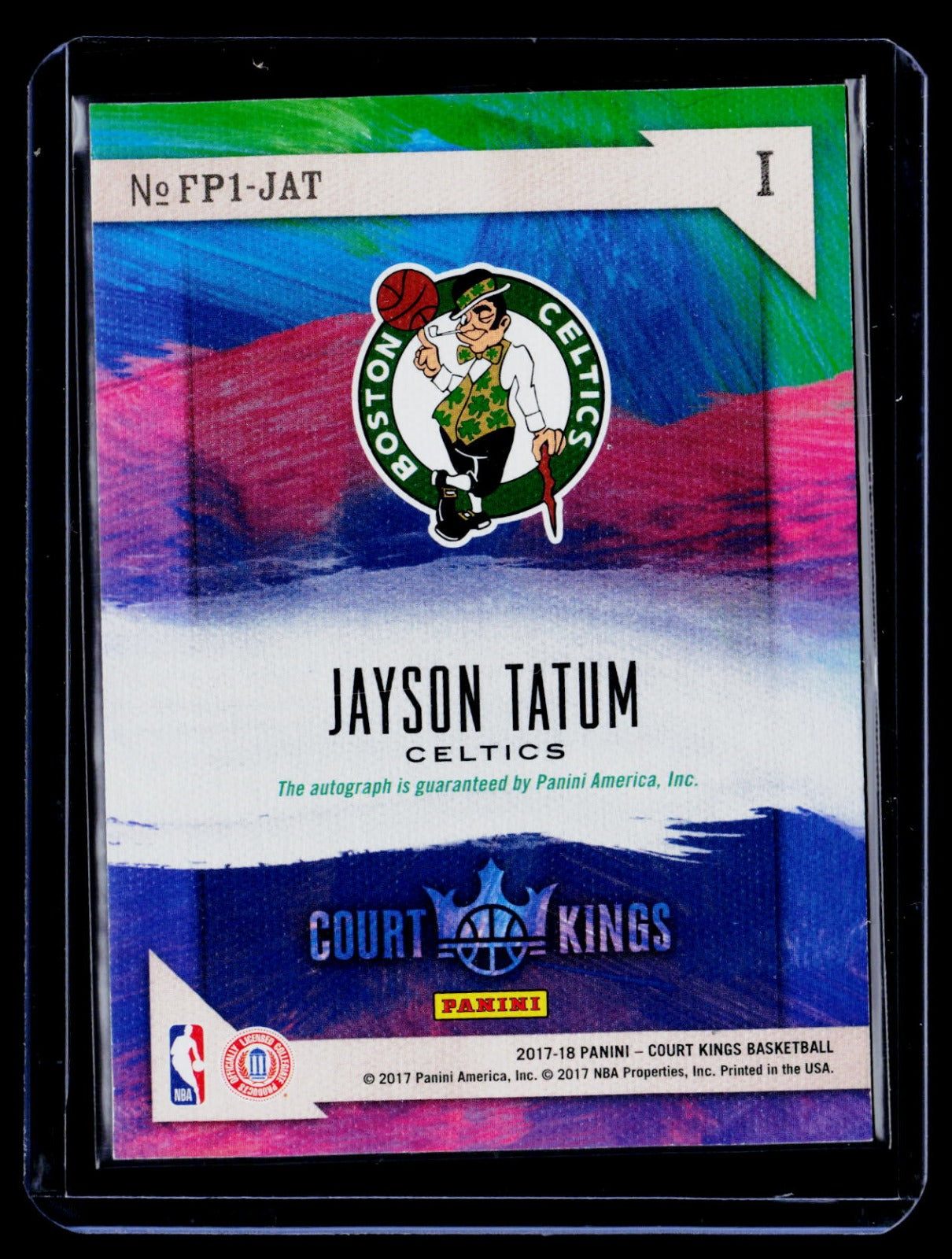 Jayson Tatum Panini Court Kings - Fresh Paint I FP1-JAT NM
