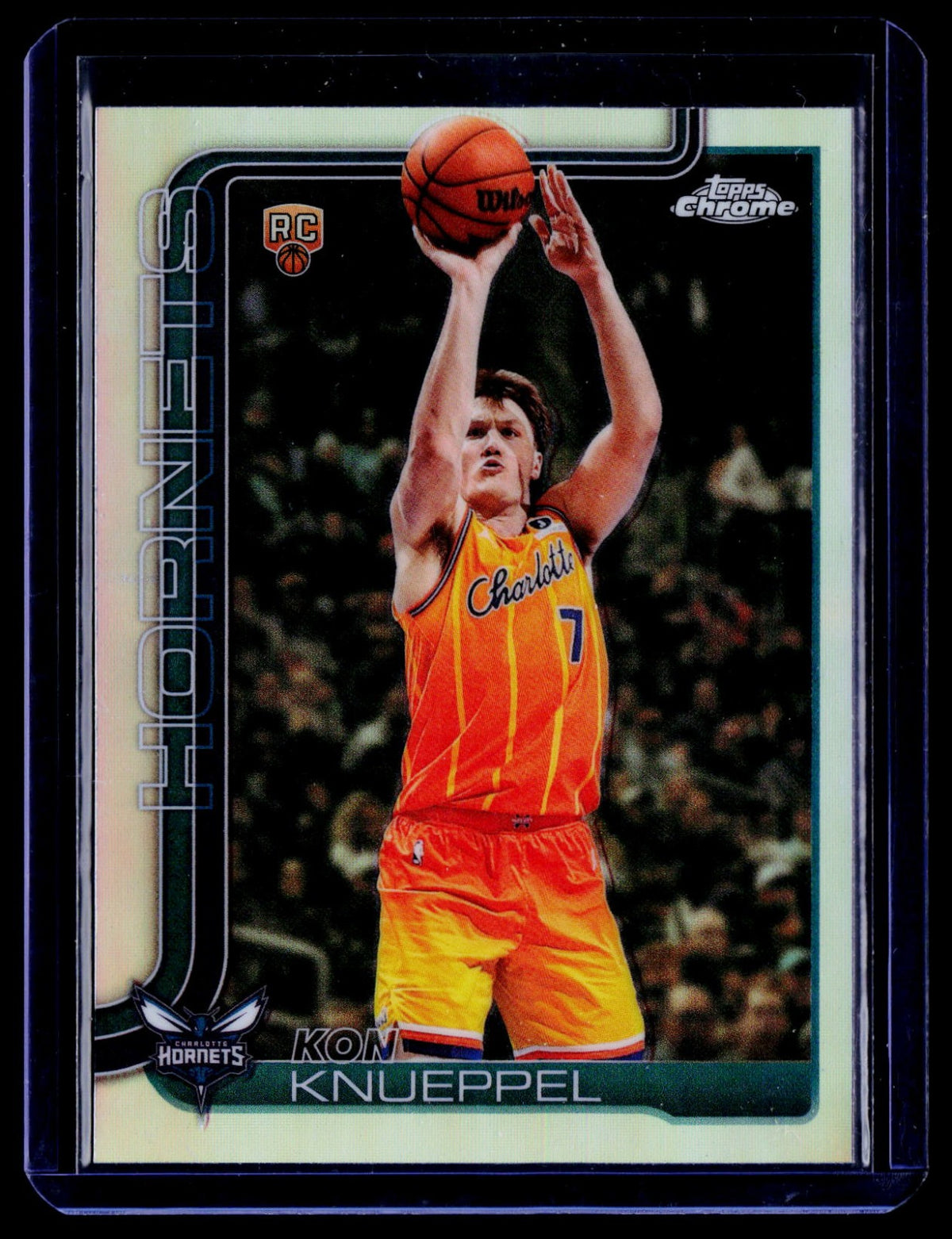 Kon Knueppel Topps Chrome Update - Refractor 154 NM