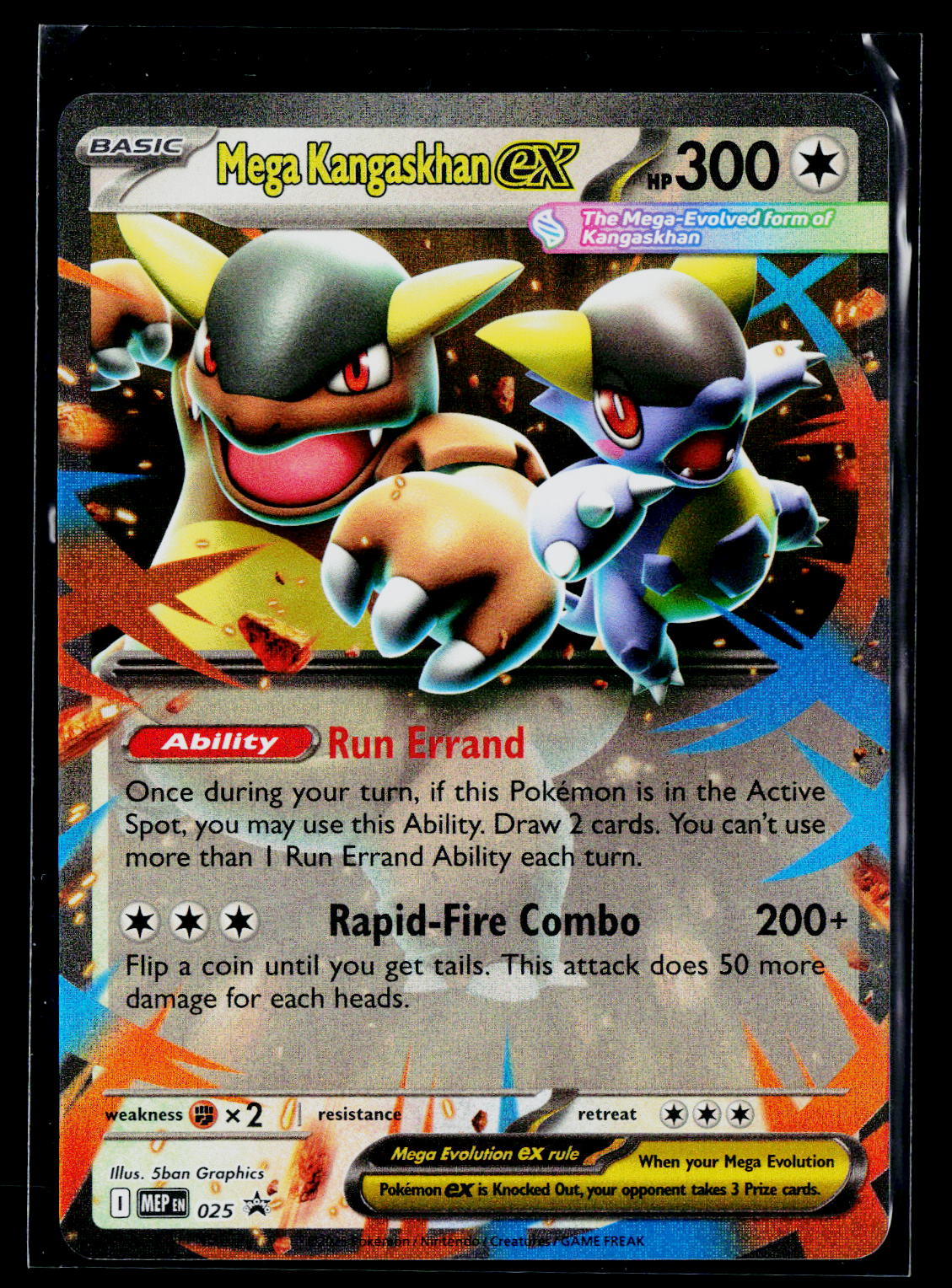 Mega Kangaskhan ex MEP 025 Holo NM