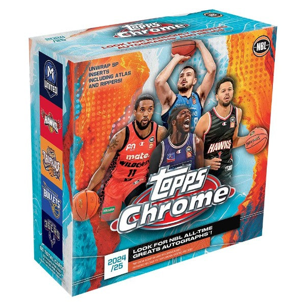 2024-25 Topps Chrome NBL Basketball Mega Box