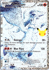 Reshiram Classic Collection Celebrations: Classic Collection 113/114 NM
