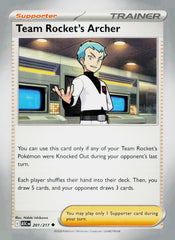 Team Rocket's Archer ASC 201/217 NM