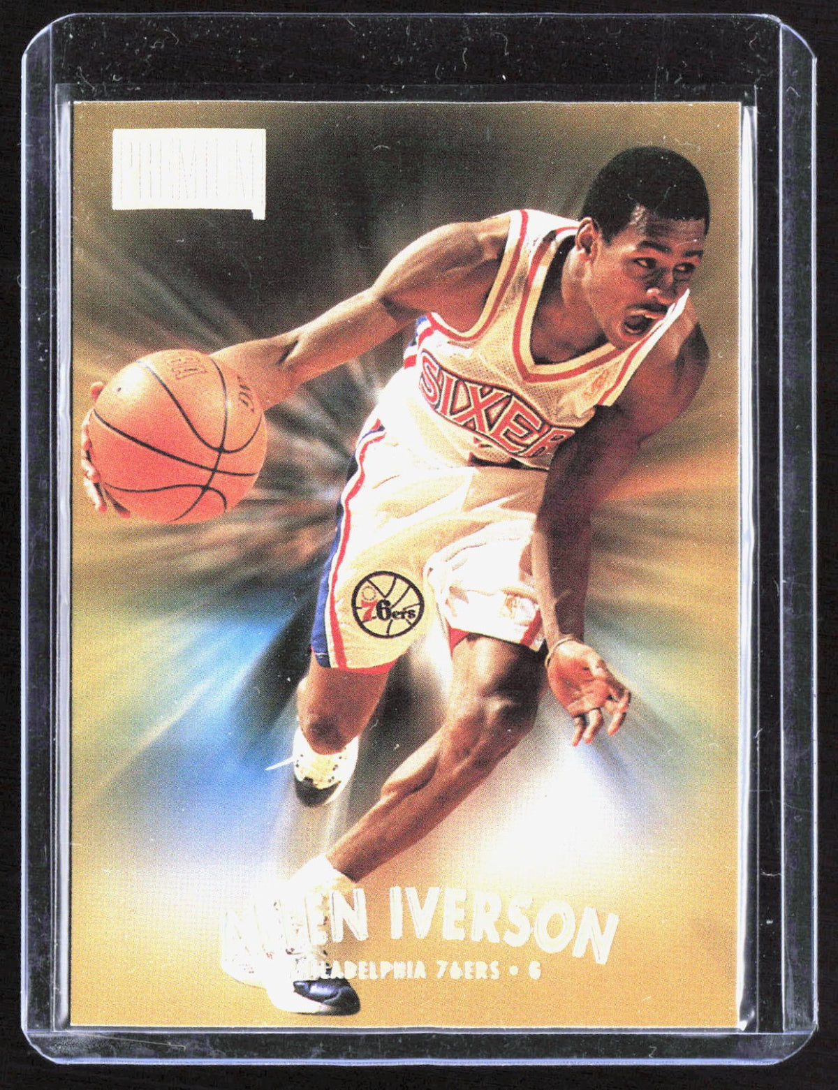 1997-98 SkyBox Premium Allen Iverson 100 Basketball Philadelphia 76ers