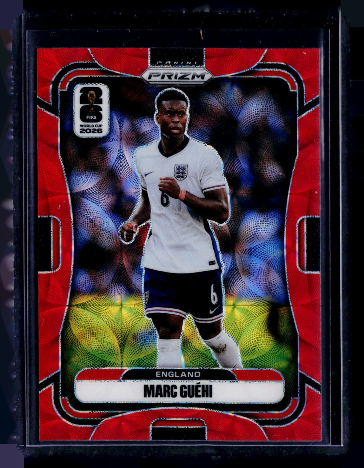 Marc Guehi Panini Prizm FIFA World Cup - Choice Red Prizms 99 NM