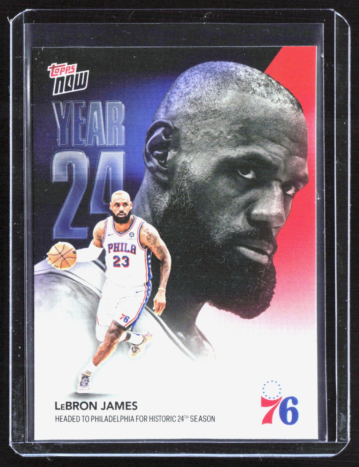 2026-27 Topps Now Off-Season LeBron James OS03 Basketball Philadelphia 76ers