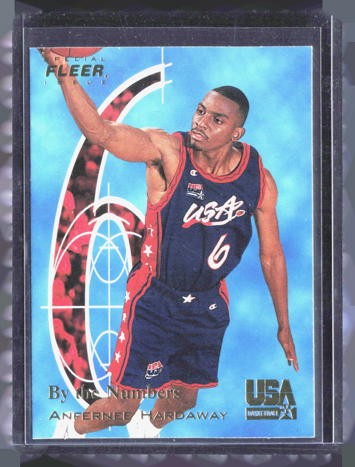 1996 Fleer USA Anfernee Hardaway 11 Basketball USA