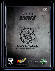 2026 Select NRL League Heroes Luke Brooks Sea Eagles Etched E55 172/185