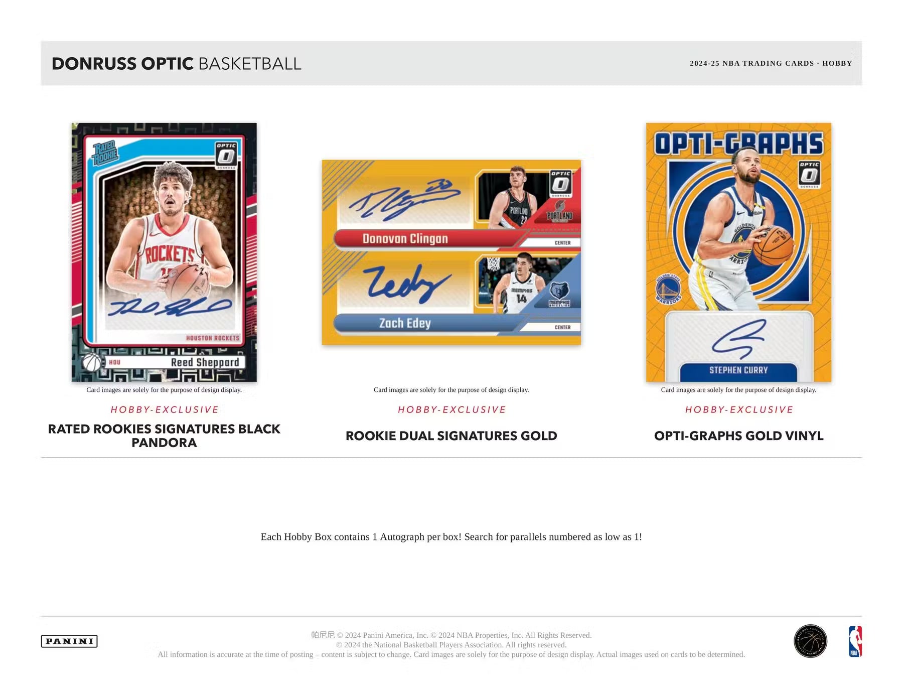 2024/25 Panini Donruss Optic Basketball Fast Break Box