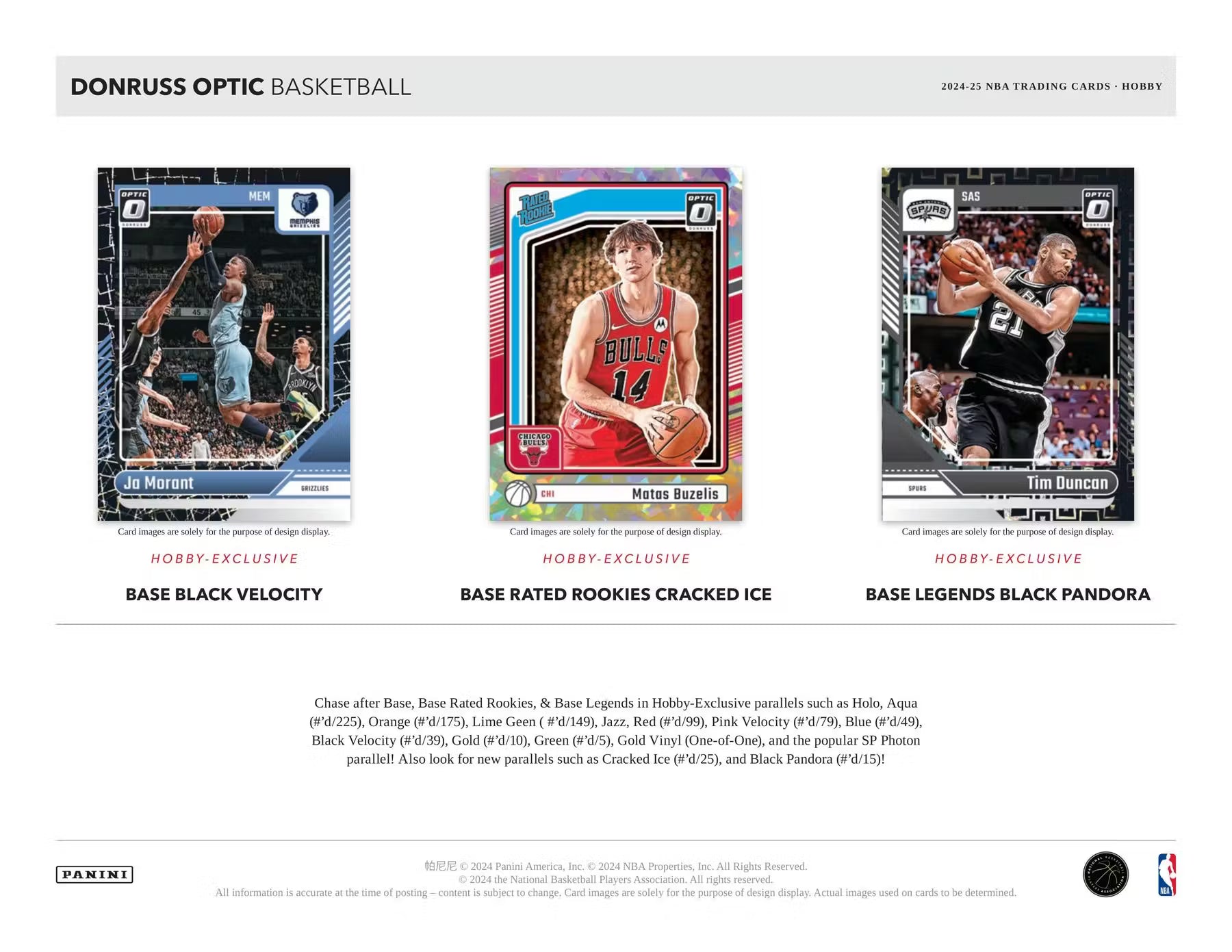 2024/25 Panini Donruss Optic Basketball Fast Break Box