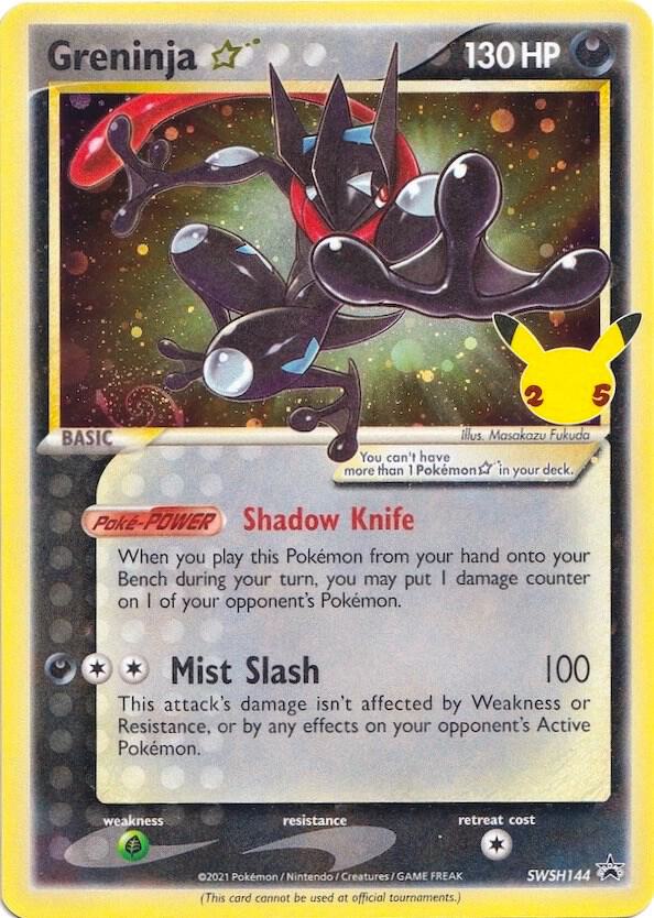 Greninja Star Promo SWSH: Sword & Shield Promo Cards SWSH144 NM
