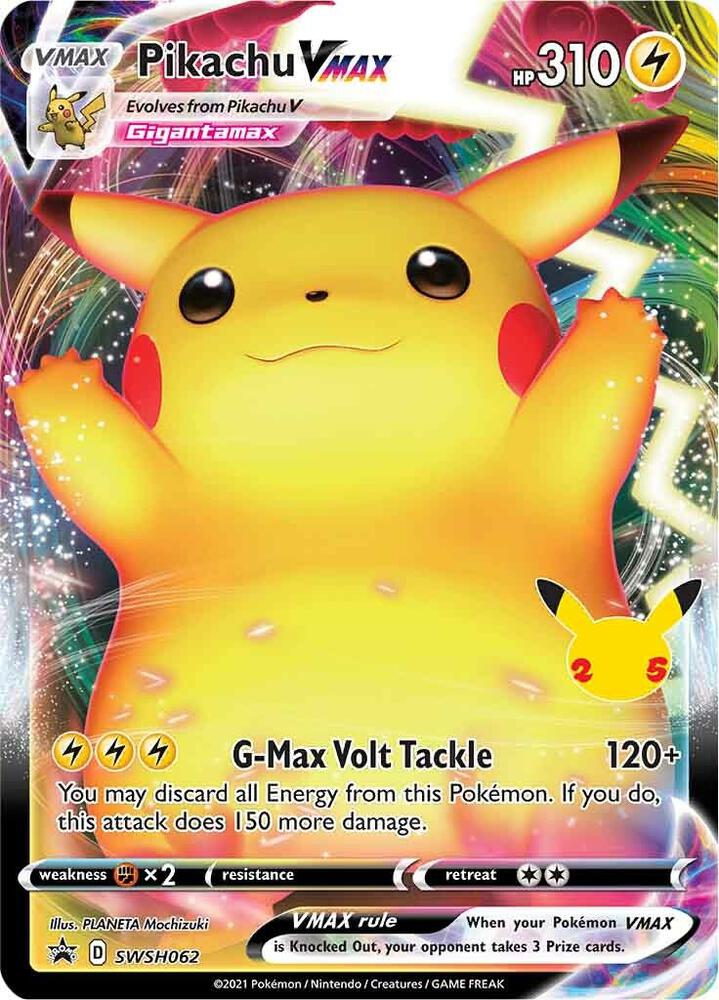 Pikachu VMAX Promo SWSH: Sword & Shield Promo Cards SWSH062 NM