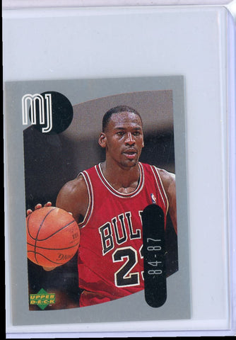 1998 Upper Deck Sticker Michael Jordan 10
