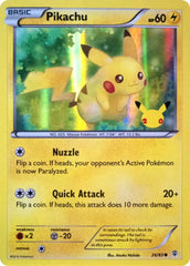 Pikachu - 26/83 (20th Anniversary) Stamped 026/083 NM