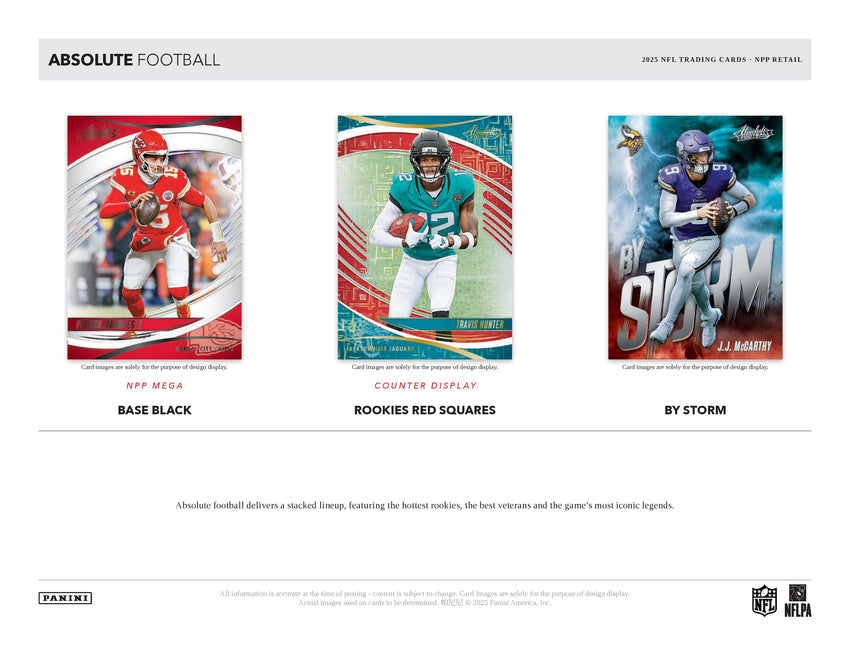 2025 Panini Absolute Football 6-Pack Blaster Box