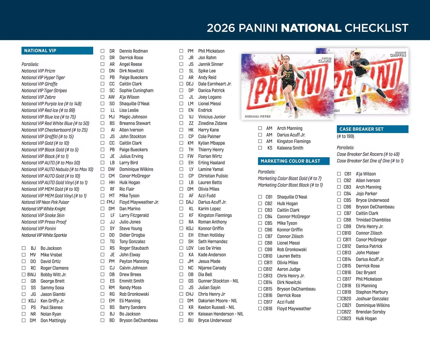 2026 Panini National Sports Convention Exclusive Silver Pack