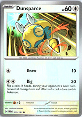 Dunsparce (Master Ball Pattern) Common SV: Prismatic Evolutions 079/131 NM