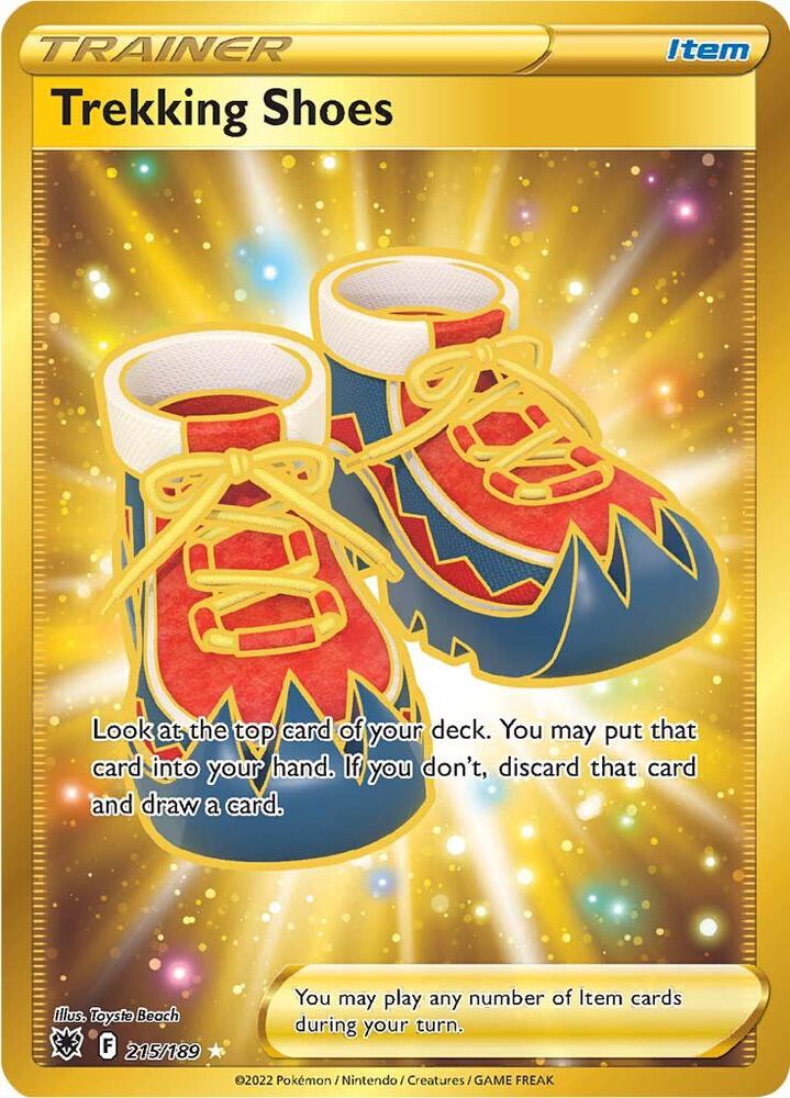 Trekking Shoes (Secret) Secret Rare SWSH10: Astral Radiance 215/189 NM