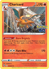 Charizard Holo Rare Pokemon GO 010/078 NM