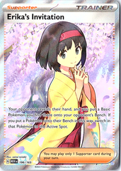 Erika's Invitation Ultra Rare SV: Scarlet & Violet 151 196/165 NM