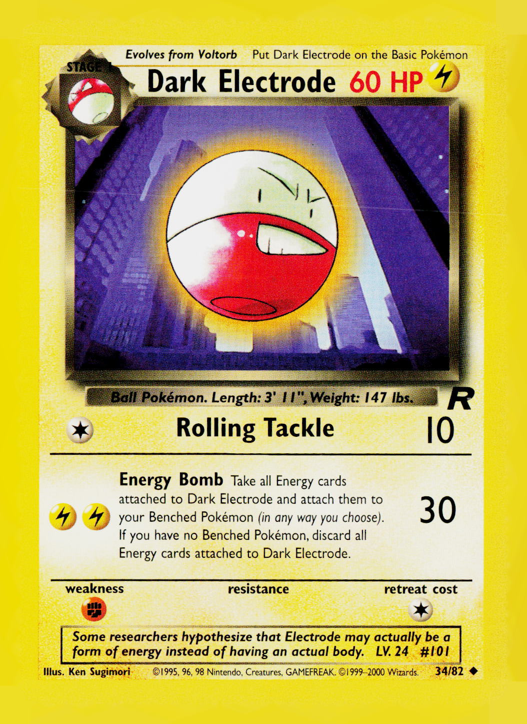 Dark Electrode Unlimited Team Rocket 34/82 LP