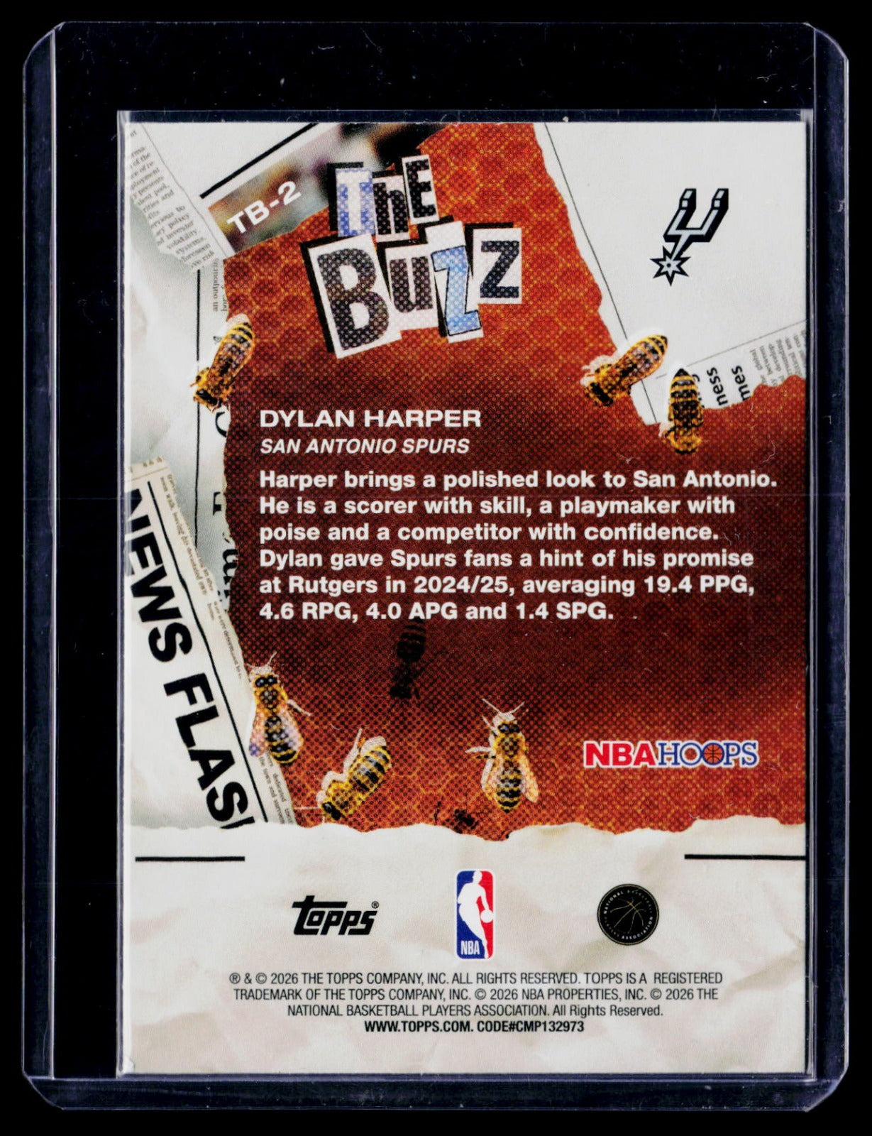 Dylan Harper Hoops - The Buzz TB-2 NM