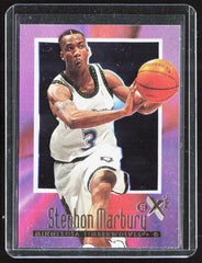 1996-97 E-X2000 Stephon Marbury 42 Basketball Minnesota Timberwolves