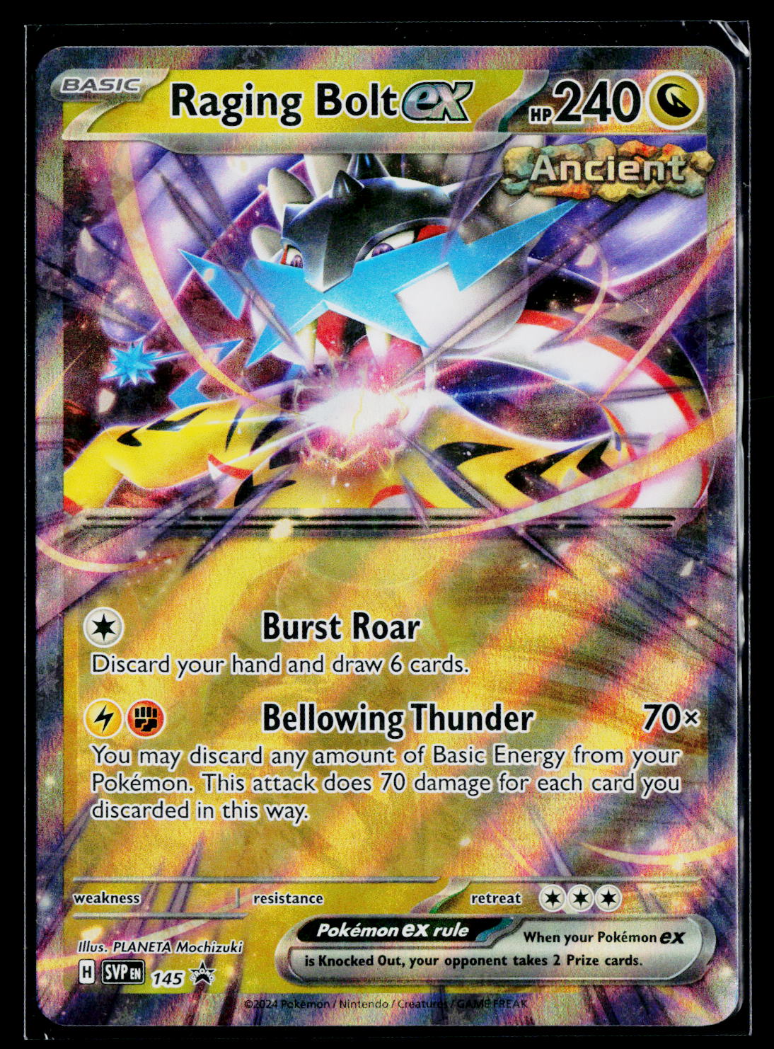 Raging Bolt ex SVP 145 Holo NM