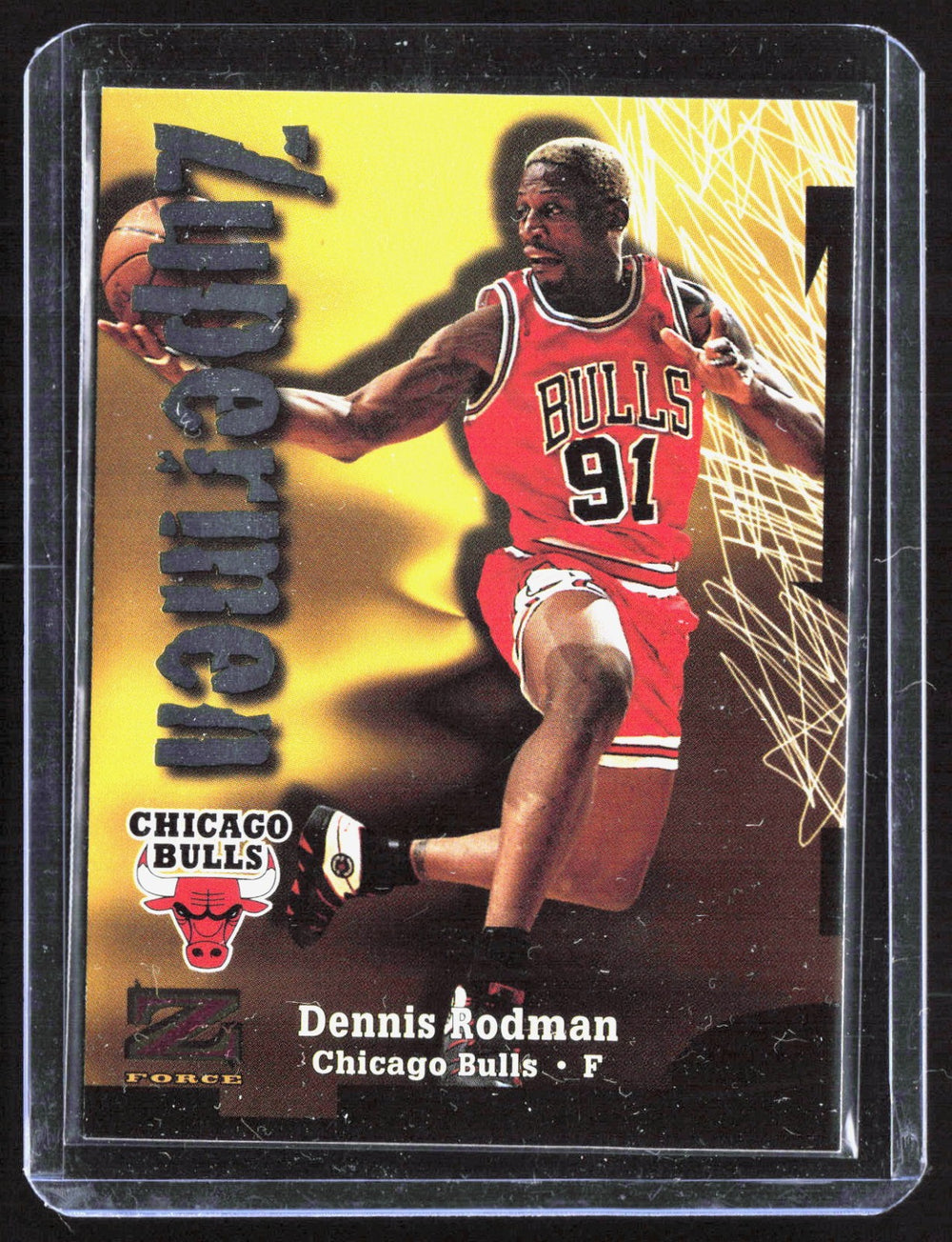 1997-98 SkyBox Z-Force Dennis Rodman 192 Basketball Chicago Bulls