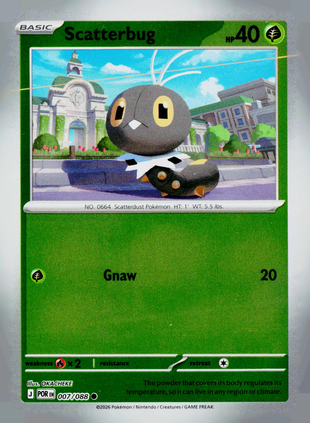 Scatterbug POR 007/088 Reverse Holo NM