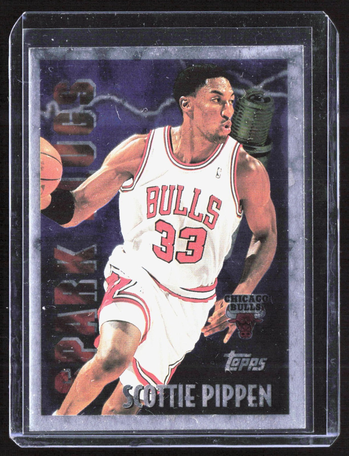 1995-96 Topps - Spark Plugs Scottie Pippen SP10 Basketball Chicago Bulls