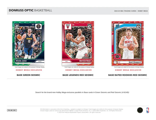 2024-25 Panini Donruss Optic Basketball Hobby Mega Box