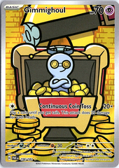Gimmighoul Illustration Rare SV04: Paradox Rift 198/182 NM