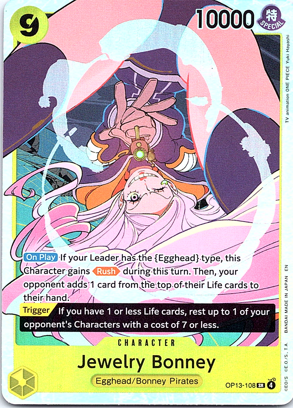 Jewelry Bonney (108) SR Carrying On His Will OP13-108 NM