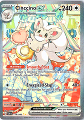 Cinccino ex Special Illustration Rare ME04: Chaos Rising 119/086 NM