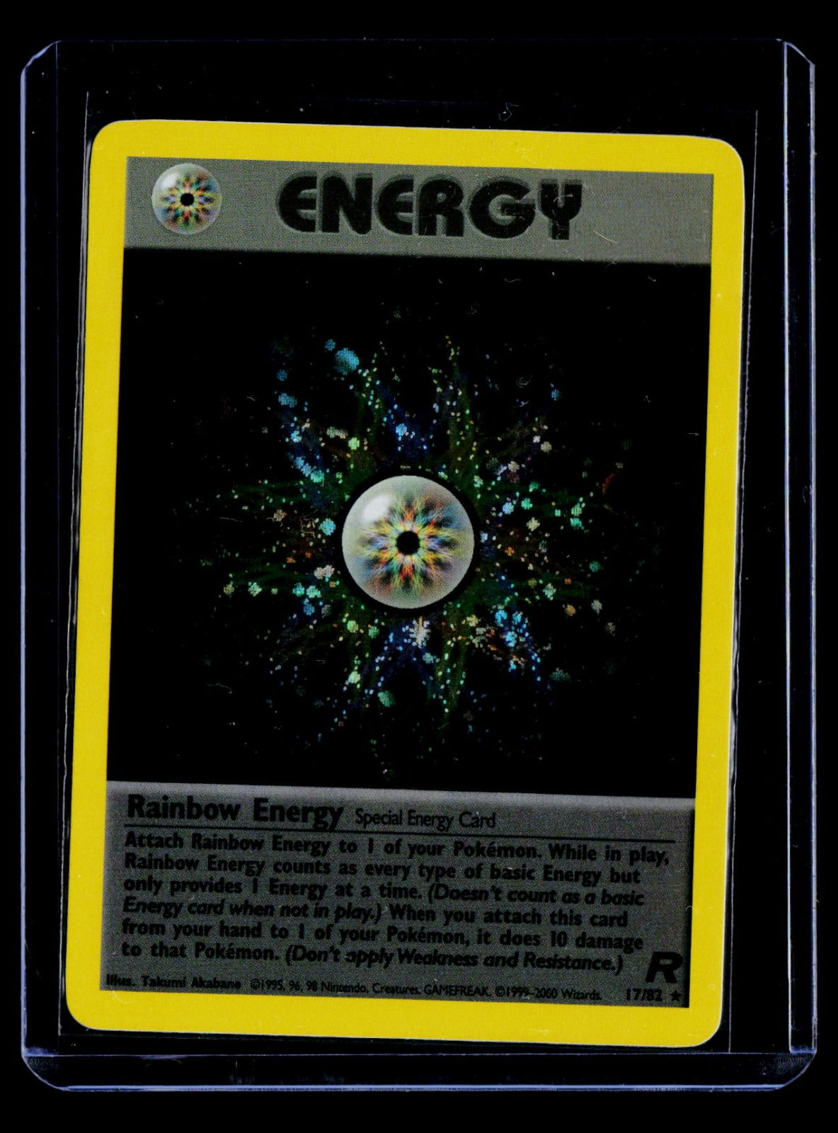 Rainbow Energy (17) Unlimited Team Rocket 17/82 LP