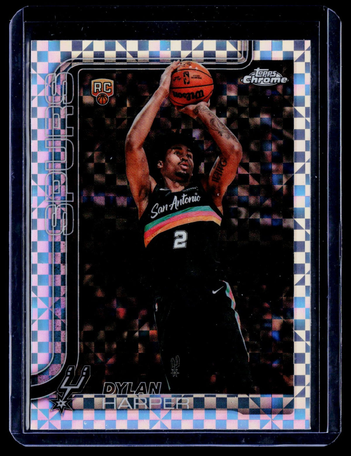 Dylan Harper Topps Chrome Update - X-Fractor 152 NM