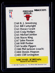 1990-91 Hoops Michael Jordan 358 Basketball Chicago Bulls