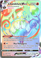 Chandelure VMAX (Secret) Secret Rare SWSH08: Fusion Strike 265/264 NM