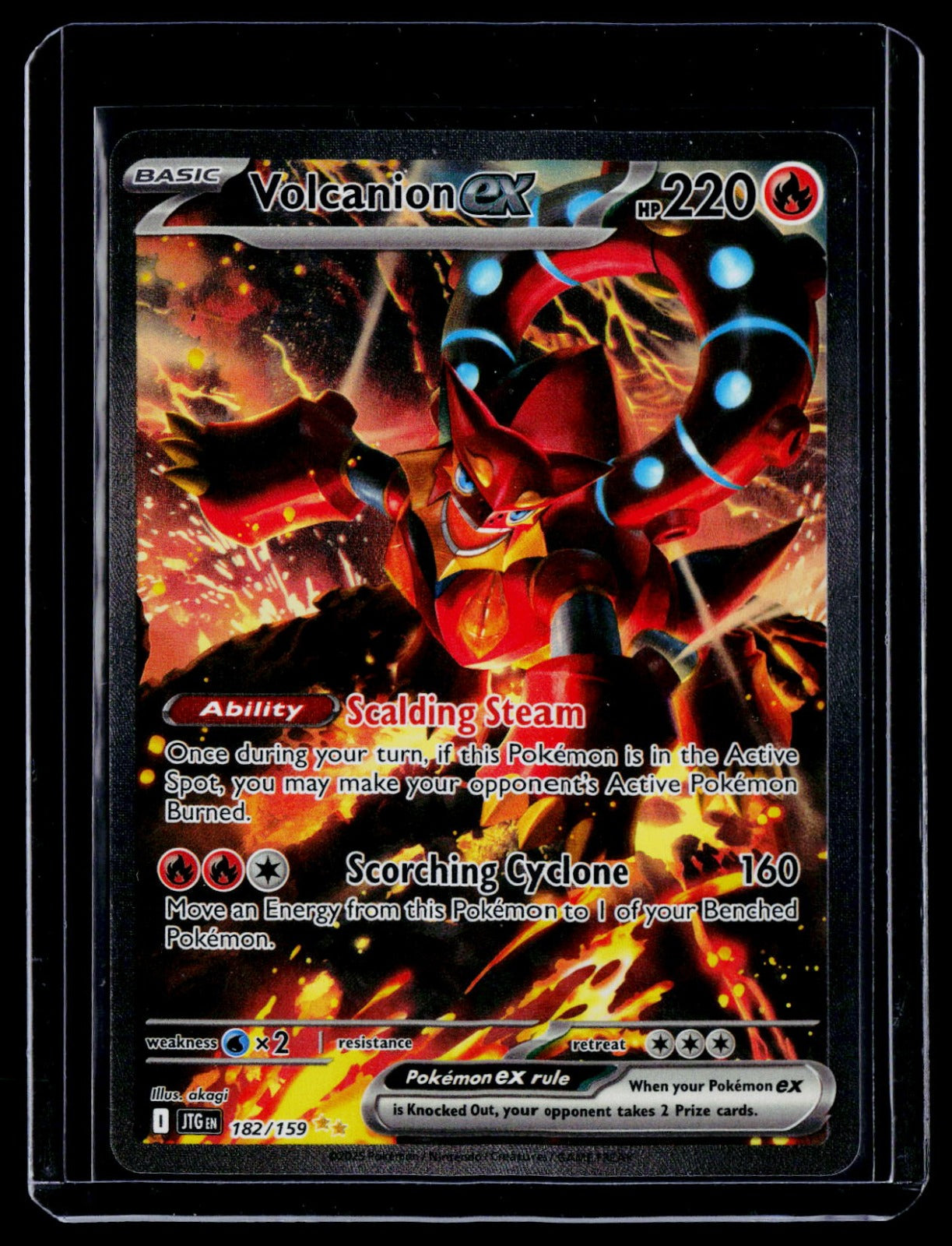 Volcanion ex Holo SV09: Journey Together 182/159 NM