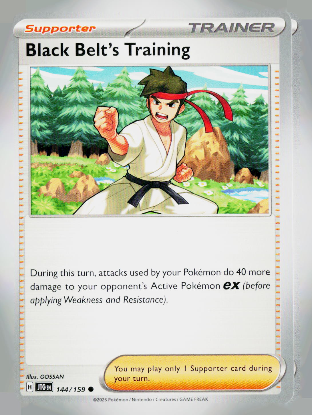 Black Belt's Training JTG 144/159 NM